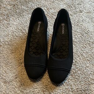 Vivaia block black heels